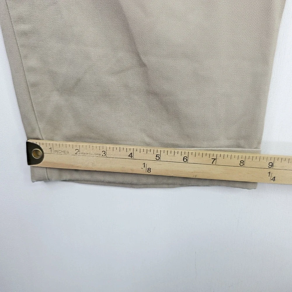 VTG Polo Ralph Lauren Hammond Pants Men 40X32 (Fit 38X31.5) Beige Pleated Cuffed